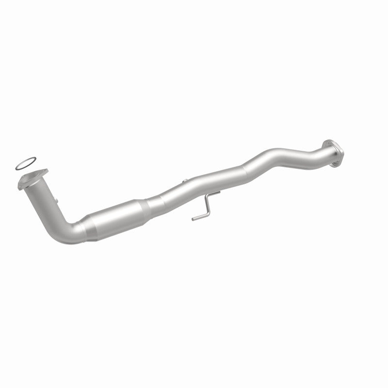 MagnaFlow 5451641 carb direct-fit catalytic converter, front three-quarter view of the turntable spin