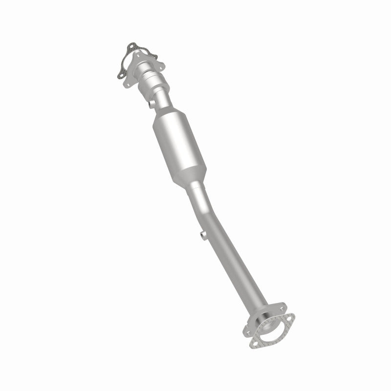 MagnaFlow 5461905 carb direct-fit catalytic converter, rear three-quarter view of the turntable spin