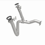 BRExhaust 107-0176 exhaust pipe, side view of the turntable spin