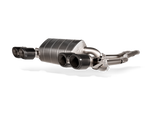 Akrapovic BMW M2 (G87) Slip-On Line (Titanium) S-BM/T/34H for BMW M2 G87 2023-2027, angled view