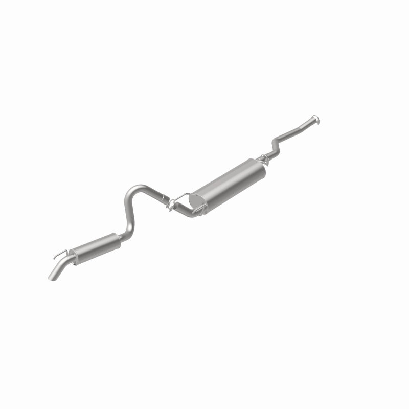BRExhaust 106-0092 direct-fit exhaust kit, rear view of the turntable spin