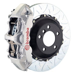 FK8 Civic Type R Brembo GT 6-piston front kit, silver caliper, 380mm Type 3 slotted 2-piece disc