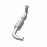 MagnaFlow 280007 oem grade direct-fit catalytic converter, opposite rear three-quarter view of the turntable spin