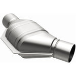 MagnaFlow Universal Catalytic Converter 2 inch Angled O/C Pre-OBDII 337074, unmounted angle 1