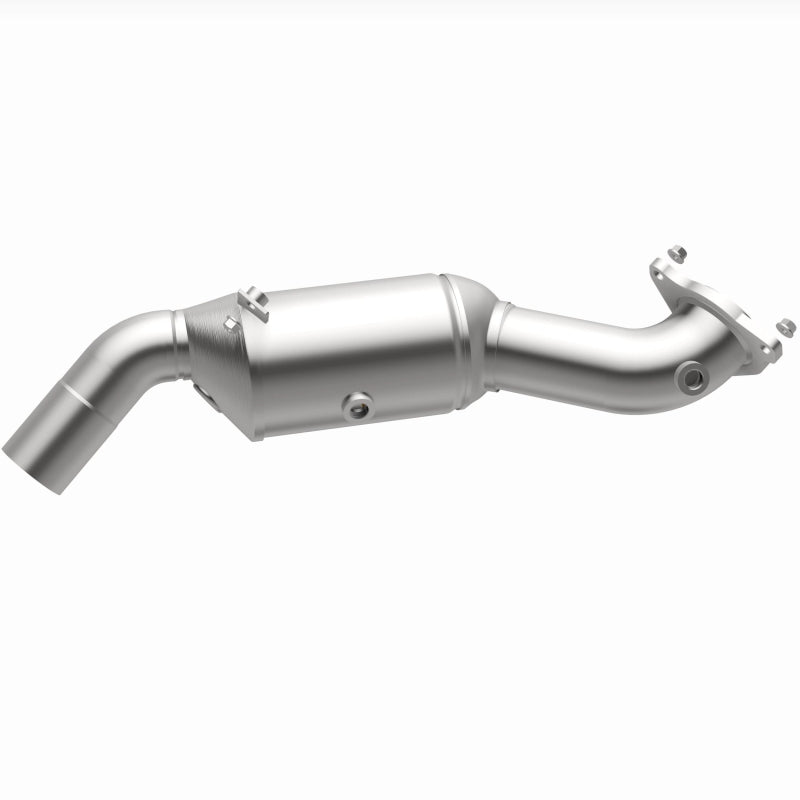 MagnaFlow 280230 oem grade direct-fit catalytic converter, opposite side view of the turntable spin