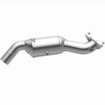 MagnaFlow 280230 oem grade direct-fit catalytic converter, opposite side view of the turntable spin