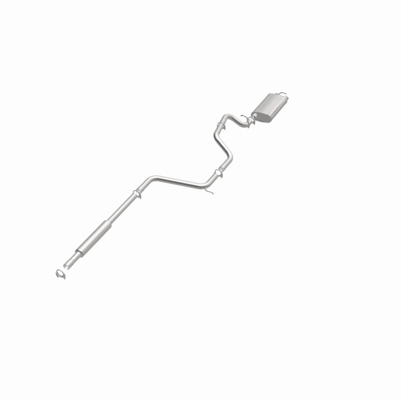 BRExhaust 106-0073 direct-fit exhaust kit, opposite front three-quarter view of the turntable spin