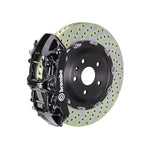 GR Supra Brembo GT 6-piston front kit, black caliper (N family), 380mm drilled 2-piece disc