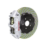 CTS-V Brembo GT 6-piston front kit, silver caliper, 405mm drilled 2-piece disc