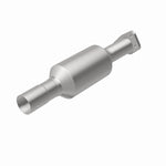MagnaFlow 3322431 carb direct-fit catalytic converter, rear view of the turntable spin