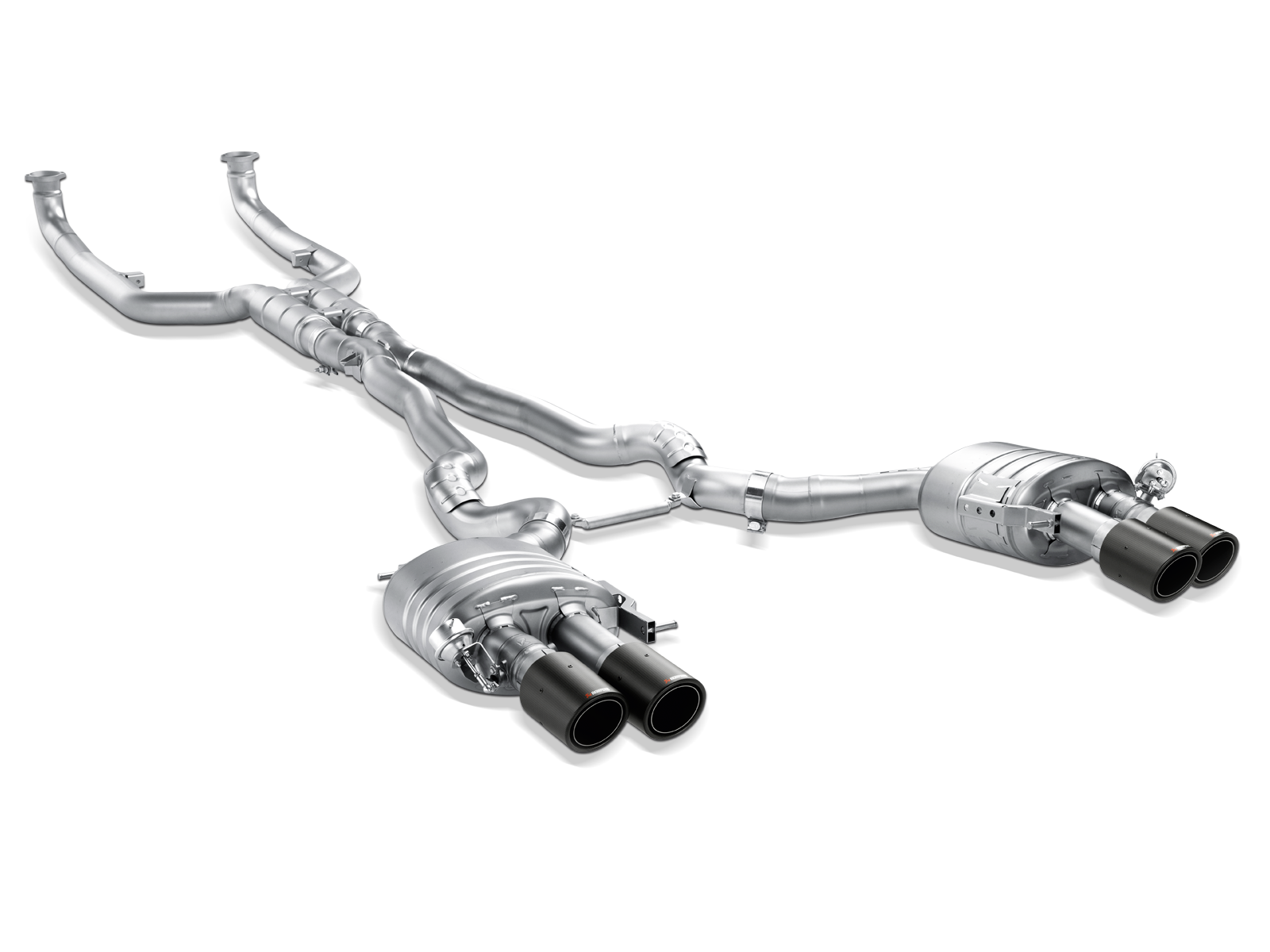 Akrapovic Evolution Line (Titanium) ME-BM/T/6H for BMW M6 Gran Coupe (F06) 2014-2018, side view