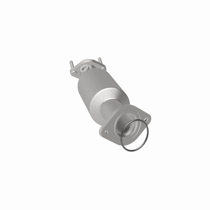 MagnaFlow 5411042 carb direct-fit catalytic converter, opposite side view of the turntable spin