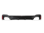Akrapovic Audi RS6 Avant (C8) Rear Carbon Fiber Diffuser - Matte DI-AU/CA/1/M for Audi RS6 Avant C8 2021-2027, angled view