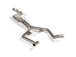 Akrapovic Evolution Link Pipe Set (Titanium) E-ME/T/7 for Mercedes-Benz C63 S E Performance Sedan (W206) 2024-2026, angled view