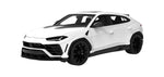 Render of a white Urus with carbon hood vent inserts