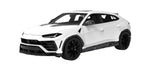 Render of a white Urus with carbon hood vent inserts