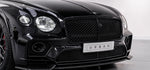 Front bumper and grille of the black Urban Continental GT