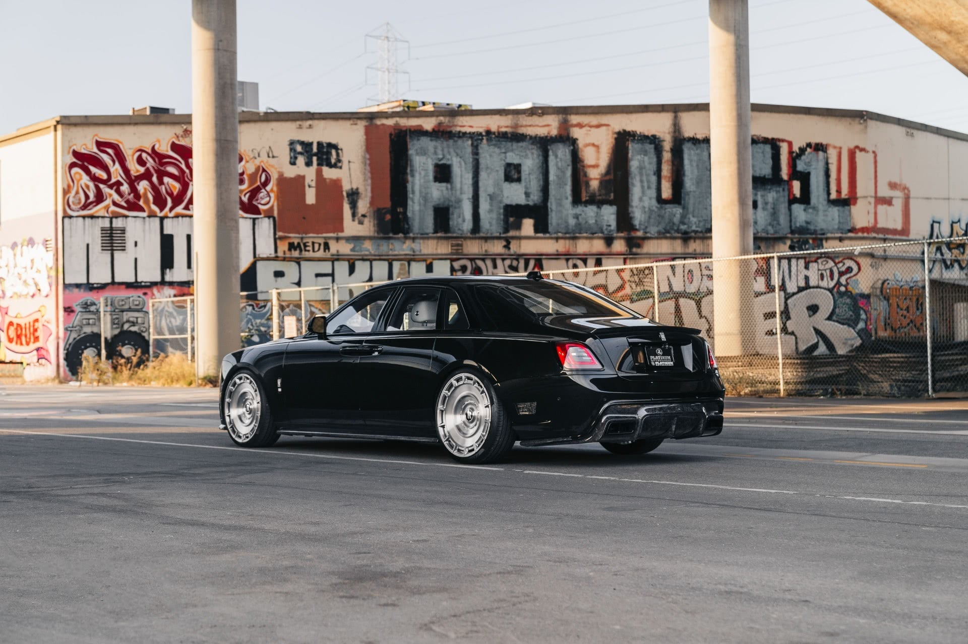 Rear three-quarter view of the Urban Rolls-Royce Ghost