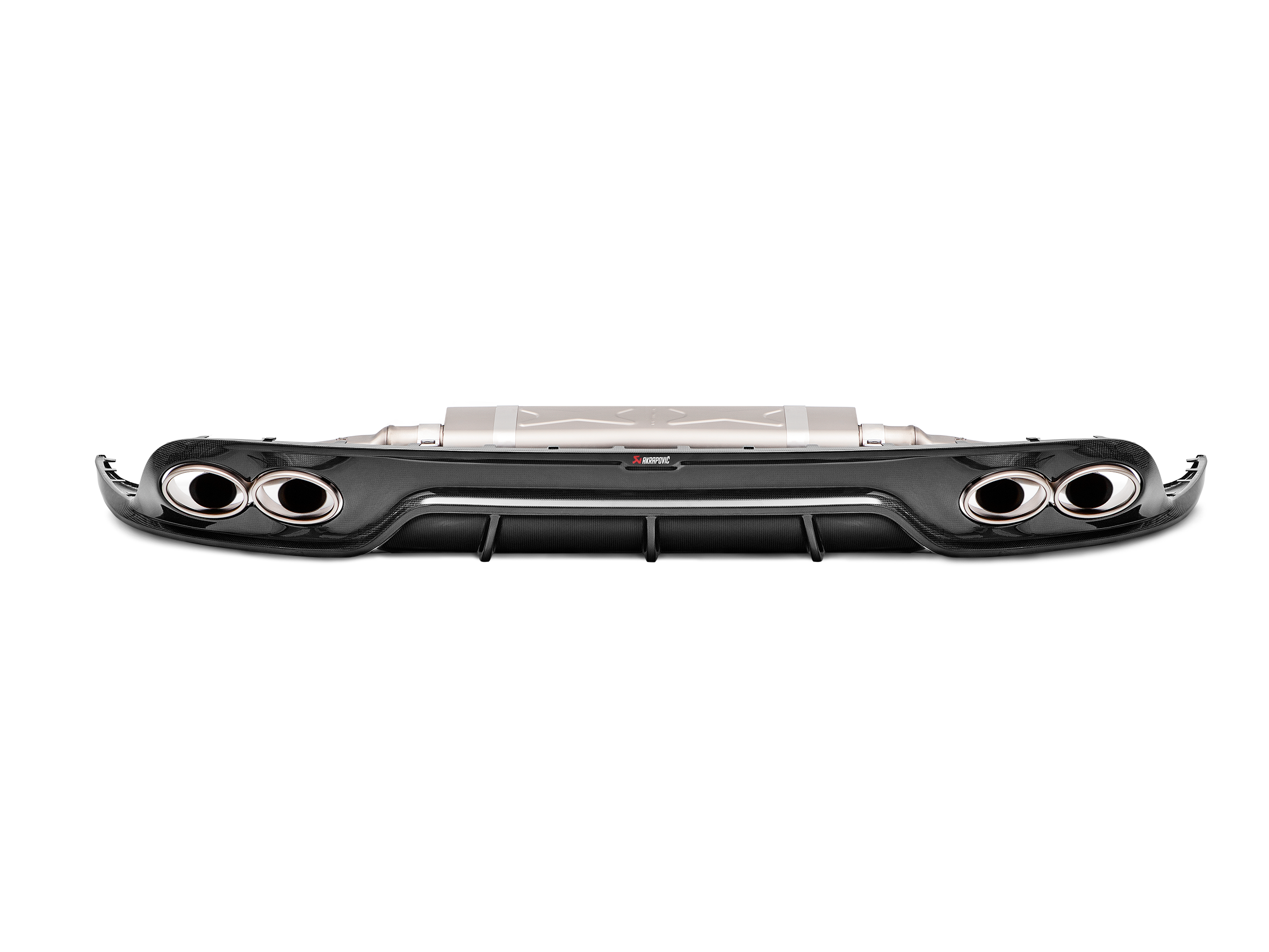 Akrapovic Porsche 911 Turbo/Turbo S (991.2) Rear Carbon Fiber Diffuser - High Gloss DI-PO/CA/4/G for Porsche 911 Turbo/Turbo S 991.2 2017-2019, side view