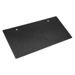 APR Performance Carbon Fiber License Plate with white background