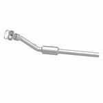 MagnaFlow 52382 oem grade direct-fit catalytic converter, side view of the turntable spin