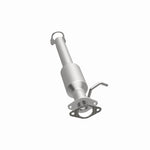 MagnaFlow 459408 carb direct-fit catalytic converter, opposite side view of the turntable spin