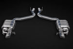 Capristo Mercedes-AMG GT63 X290 valved rear mufflers, polished