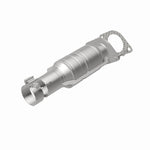 MagnaFlow 5421269 carb direct-fit catalytic converter, rear view of the turntable spin