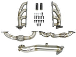 aFe Twisted Steel Header & Connection Pipe Combo GM Diesel Trucks 15-16 V8-6.6L (td) LML