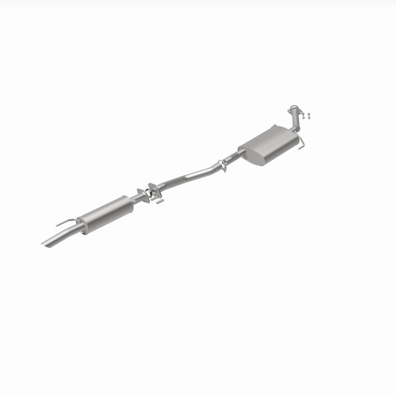 BRExhaust 106-0467 direct-fit exhaust kit, rear view of the turntable spin