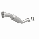 MagnaFlow 5461751 carb direct-fit catalytic converter, front three-quarter view of the turntable spin