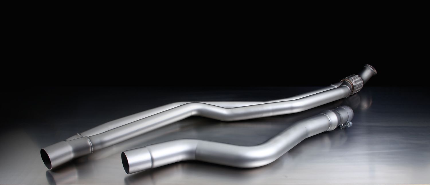 Remus BMW 3 Series F30/F31 3.0L Axle Back, twin front section pipes, dark studio