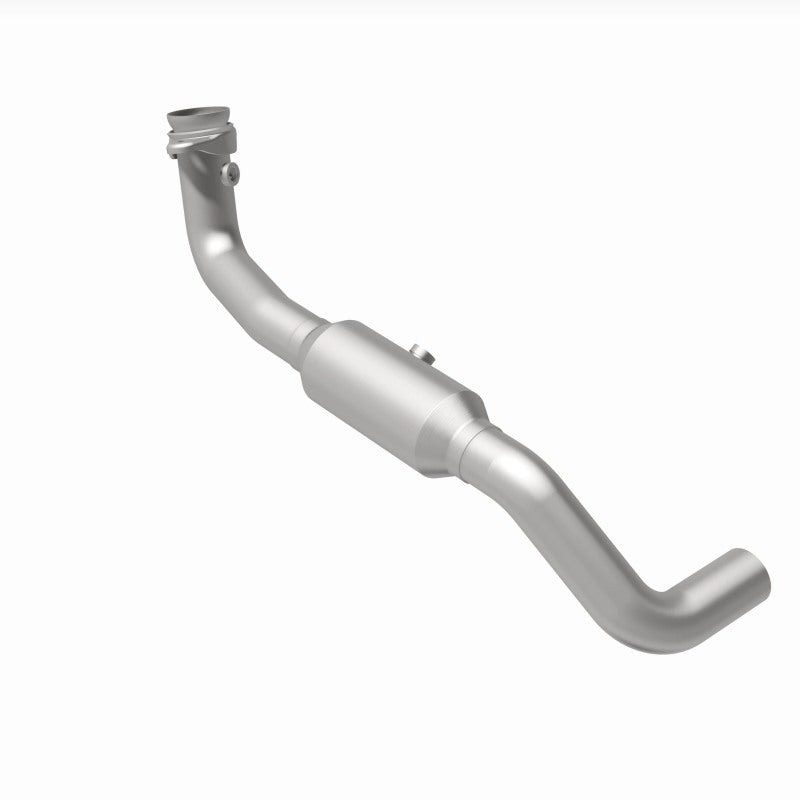 MagnaFlow 4651694 carb direct-fit catalytic converter, rear view of the turntable spin