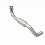 MagnaFlow 4651694 carb direct-fit catalytic converter, rear view of the turntable spin