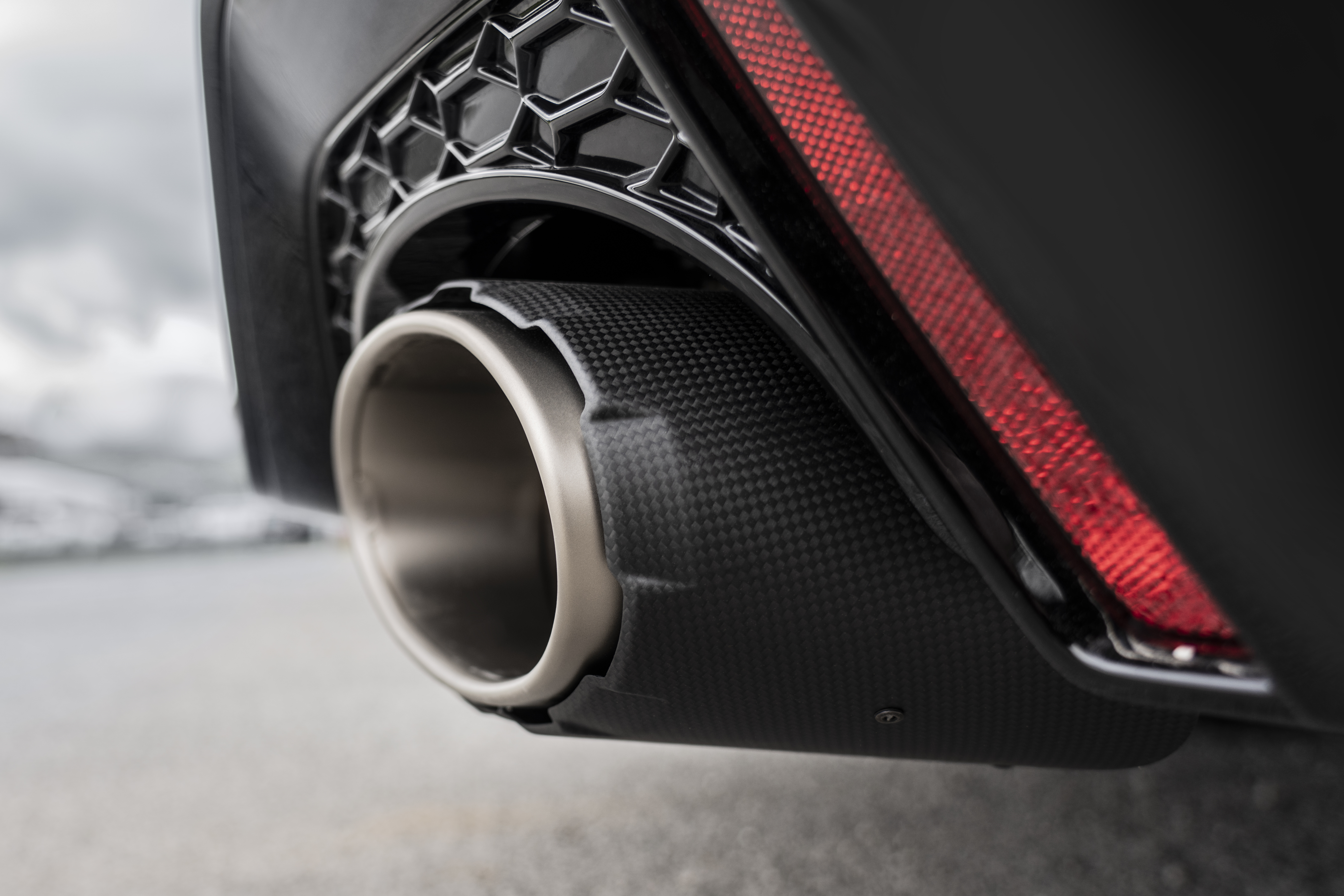 Akrapovic Evolution Line (Titanium) S-AU/T/2H for Audi RS6 Avant (C8) 2021-2026, top view