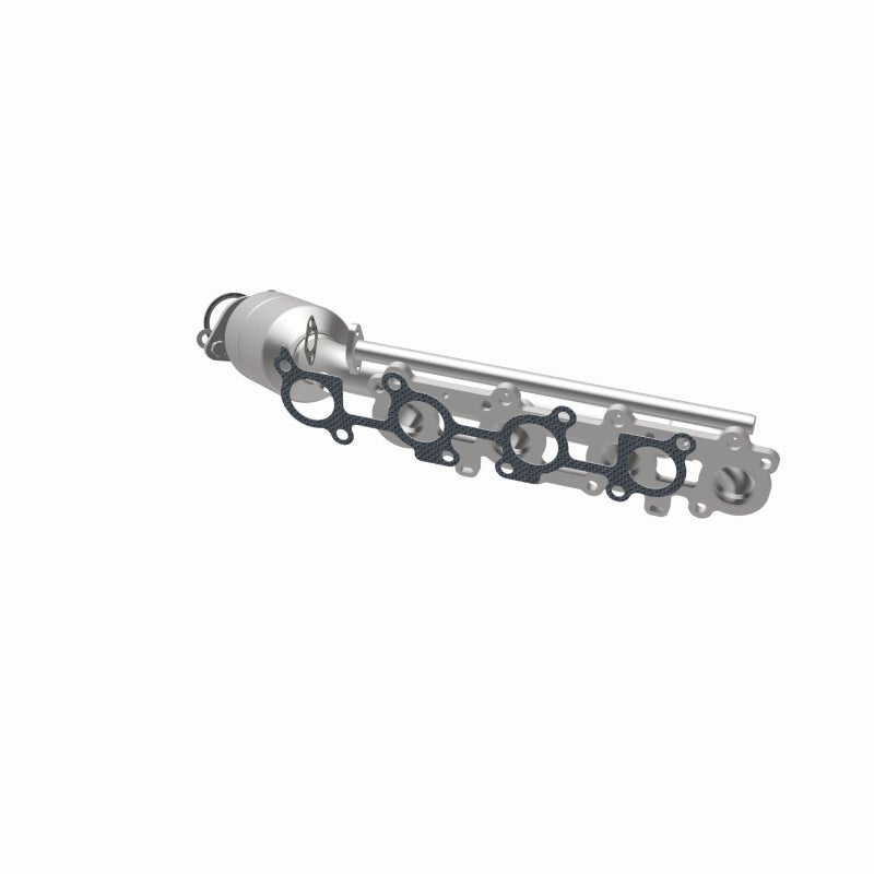 MagnaFlow 5582323 carb manifold converter, opposite rear three-quarter view of the turntable spin