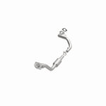 MagnaFlow 52039 oem grade direct-fit catalytic converter, opposite front three-quarter view of the turntable spin