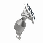 MagnaFlow 5582201 carb manifold converter, opposite side view of the turntable spin
