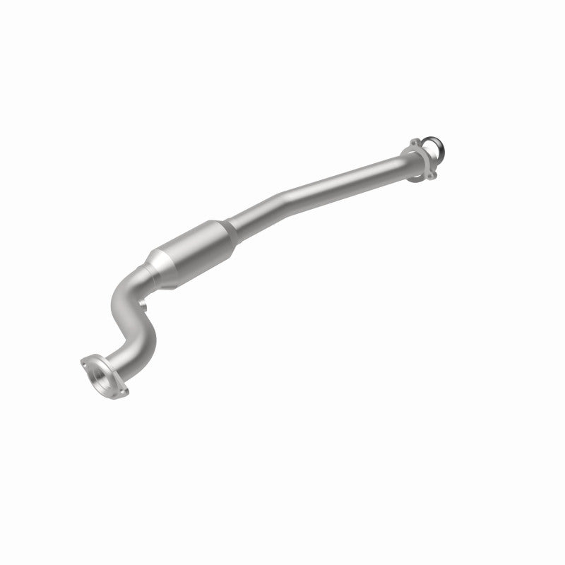 MagnaFlow 5491966 carb direct-fit catalytic converter, rear view of the turntable spin
