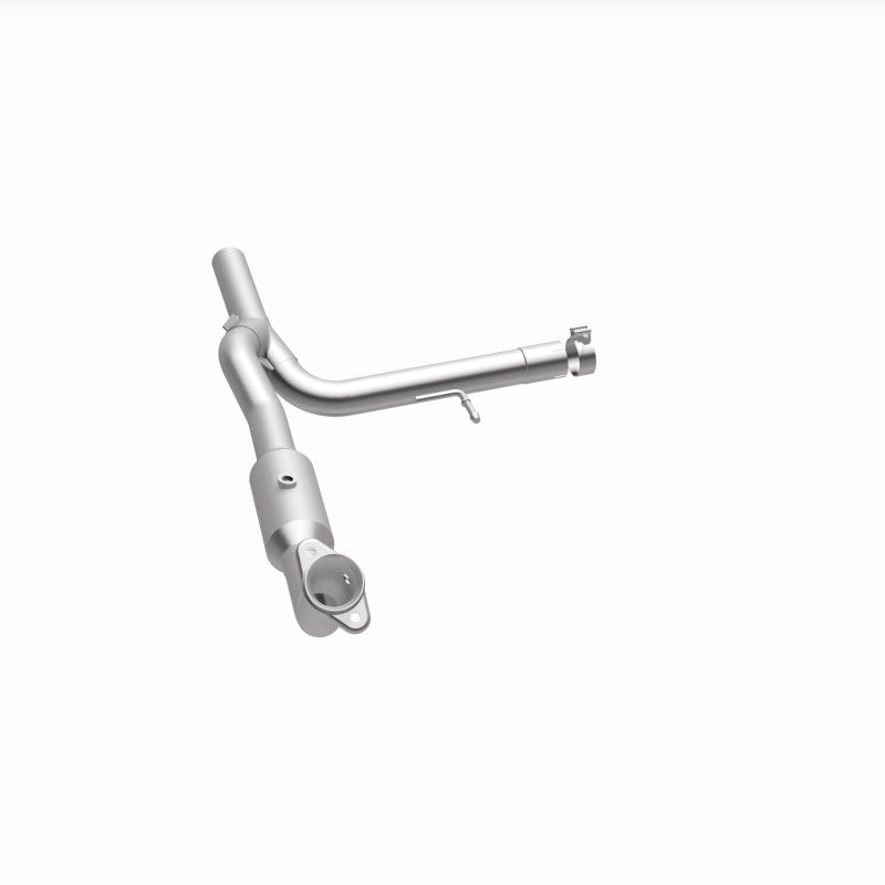 MagnaFlow 4651410 carb direct-fit catalytic converter, opposite side view of the turntable spin