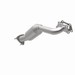 MagnaFlow 52611 oem grade direct-fit catalytic converter, opposite rear three-quarter view of the turntable spin