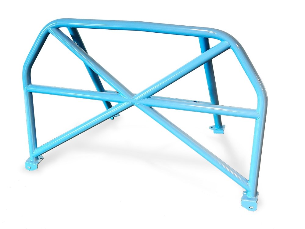 CMS Performance Roll Bar for BMW G87 M2 (2023+) - Installed inside BMW G87 M2 interior, rear seat area view - AutoTalent