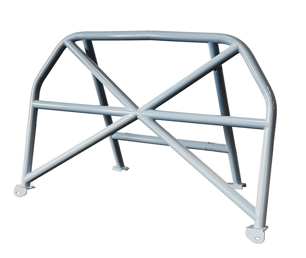 CMS Performance Roll Bar for BMW G87 M2 (2023+) - Superchrome technical finish, harness bar and mounting plate detail - AutoTalent
