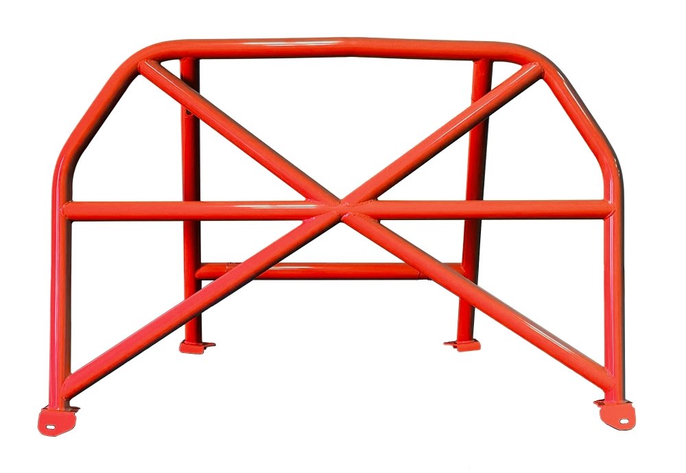 CMS Performance Roll Bar for BMW G87 M2 (2023+) - Close-up of CNC machined steel interlocking joint hardware - AutoTalent