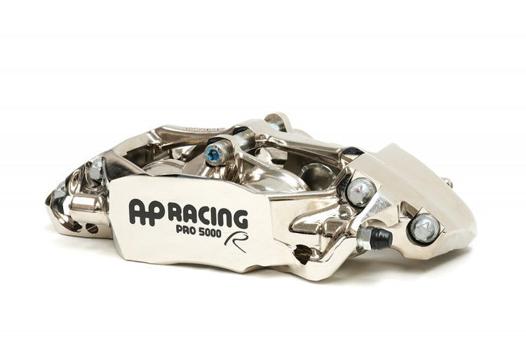 A side view of the CP9449 of the AP Racing by Essex Radi-CAL ENP Competition Brake Kit (Rear CP9449/340mm)- 9" Ford Custom Rear End Applications with white background