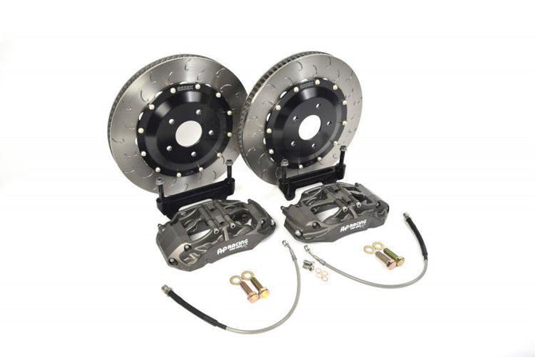 A front view AP Racing by Essex Radi-CAL Competition Brake Kit (Front CP9660/372mm)- Audi TTRS (8S)