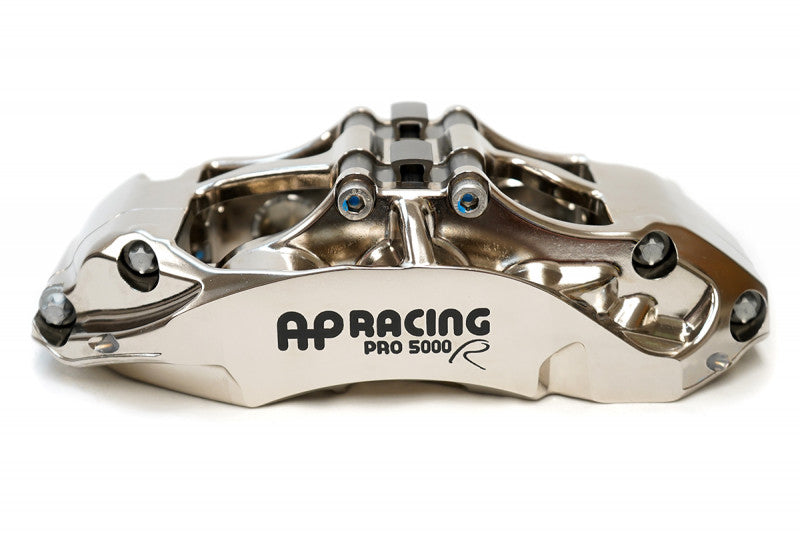 A side view of CP9660 of the AP Racing by Essex Radi-CAL ENP Competition Brake Kit (Front CP9660/372mm)- F87 M2 & M2 Competition, F80 M3, F82 M4 with a white background