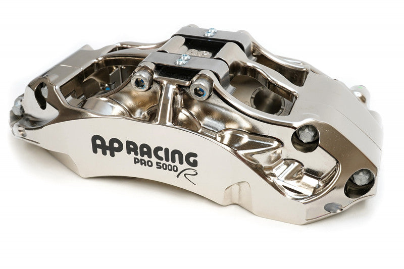 A front side view of 9661 of the AP Racing by Essex Radi-CAL ENP Competition Brake Kit (Front 9661/394mm)- McLaren 720S, 650S, 600LT, MP4-12C with white background 