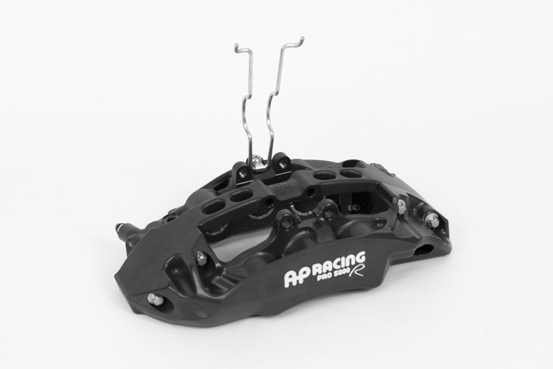 A side view of CP9668 of the AP Racing by Essex Radi-CAL Competition Brake Kit (Front CP9668/390mm)-Gen.6 Camaro, Cadillac ATS-V & CTS-V (V3) with a white background