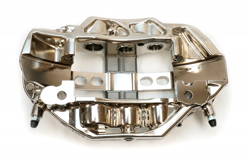 A top view of the CP9669 of the AP Racing by Essex Radi-CAL ENP Competition Brake Kit (Front CP9669/372mm)- Porsche 911 and Boxster/Cayman with a white background